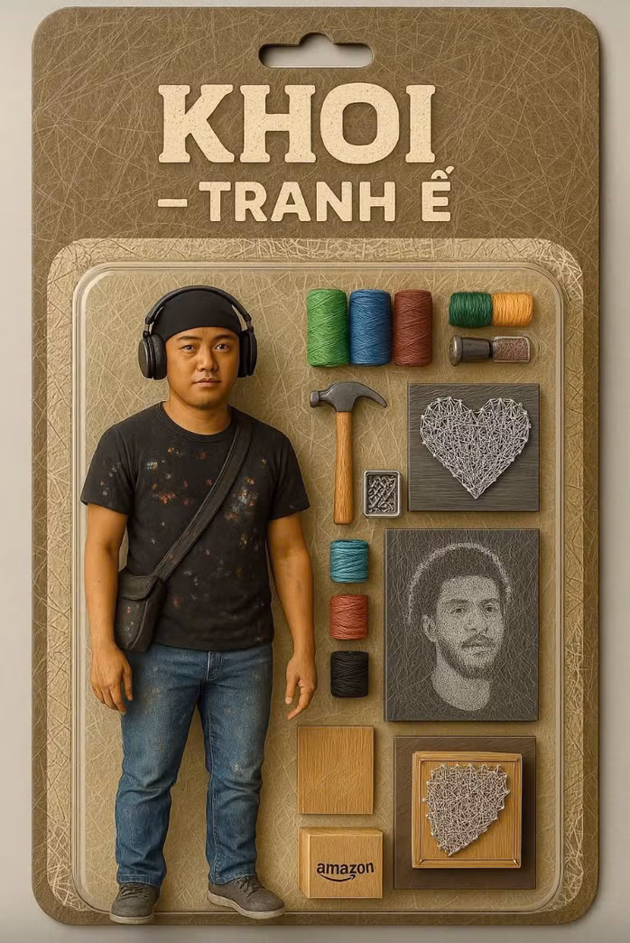 Trend tạo ảnh đóng gói mô hình đồ chơi 3D bởi chatGPT