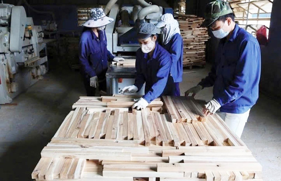 Việc có nhiều doanh nghiệp đang hoạt động sản xuất kinh doanh hiệu quả tại Cụm công nghiệp Gò Mít góp phần tăng thêm uy tín cho xã Phù Cát trong thu hút đầu tư. Ảnh: T.Sỹ 1bg-4-1.jpg