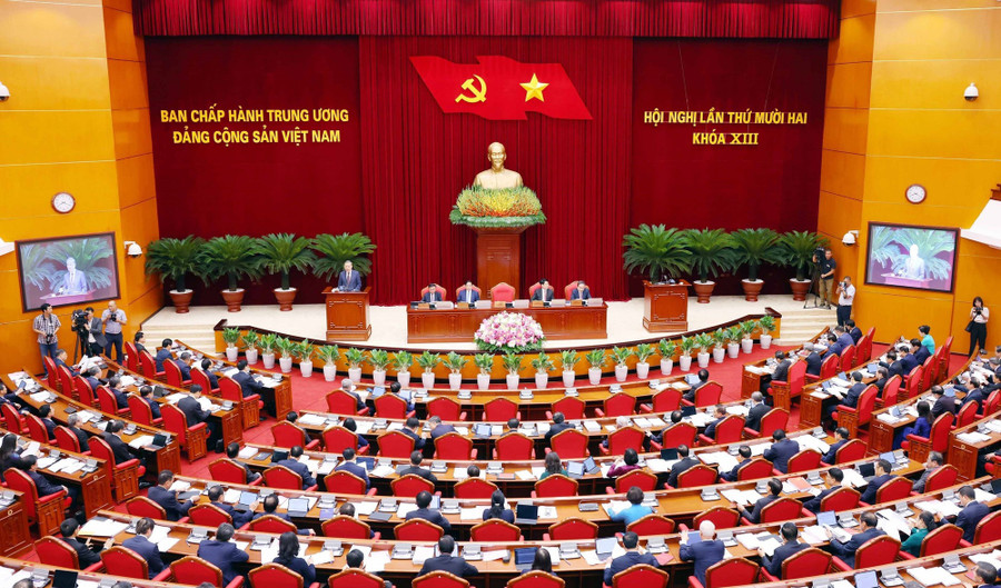 Tổng Bí thư Tô Lâm phát biểu khai mạc Hội nghị. (Ảnh: Phạm Kiên/TTXVN) Tổng Bí thư Tô Lâm phát biểu khai mạc Hội nghị. (Ảnh: Phạm Kiên/TTXVN)