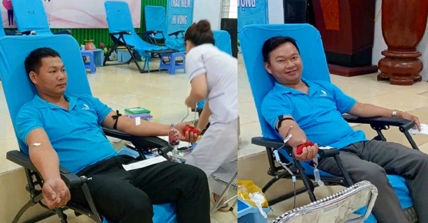Hai cán bộ Đoàn hiến máu cứu bệnh nhân. hai-can-bo.png