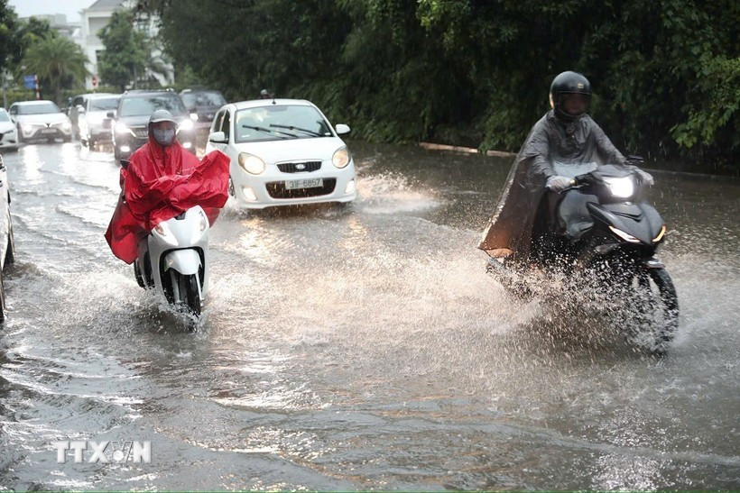 Cảnh báo nhiều khu vực có mưa lớn trong ngày 11/7. (Ảnh: Thành Phương/TTXVN)Ảnh minh họa. Ảnh: Thành Phương/TTXVN thoi-tiet.jpg