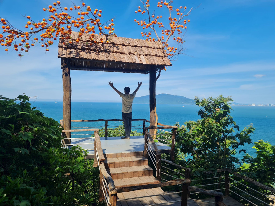 Một góc check-in thú vị. Ảnh: HOÀNG LIÊN thongdong.jpg