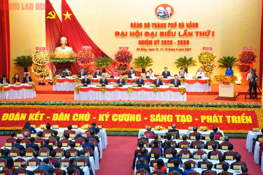 Đại hội đại biểu lần thứ I Đảng bộ TP Đà Nẵng khai mạc sáng 17-9