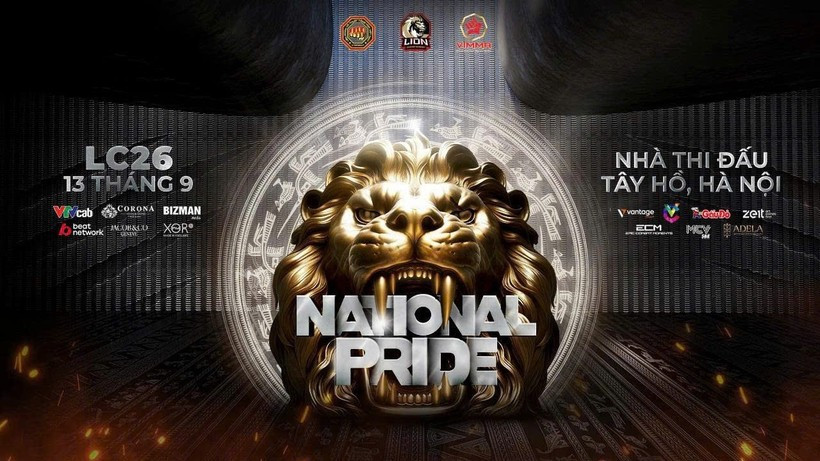 Sự kiện LION Championship 26 (LC26) sẽ diễn ra tại nhà thi đấu Tây Hồ, Hà Nội vào ngày 13/9 tới. Sự kiện LION Championship 26 (LC26) sẽ diễn ra tại nhà thi đấu Tây Hồ, Hà Nội vào ngày 13/9 tới.