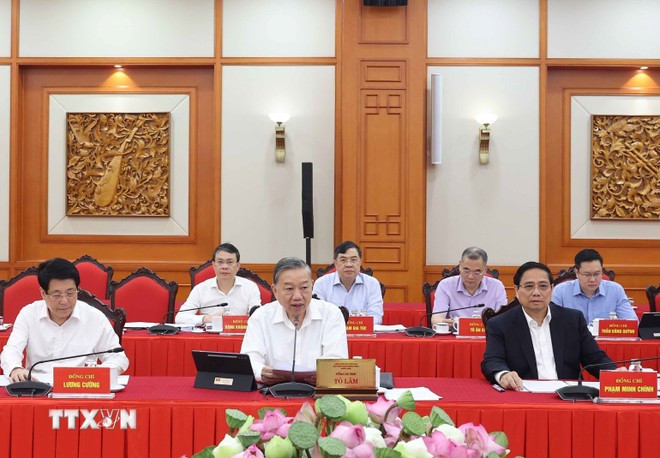 Tổng Bí thư Tô Lâm phát biểu. (Ảnh: Thống Nhất/TTXVN) Tổng Bí thư Tô Lâm phát biểu. (Ảnh: Thống Nhất/TTXVN)