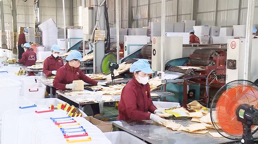 Công ty TNHH Nhân Hòa ứng dụng đồng bộ 5S-Kaizen và hệ thống ISO 22000 vào sản xuất. Ảnh: T.Lợi