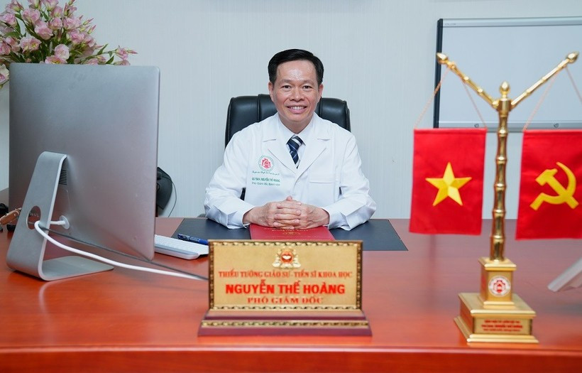 Thiếu tướng, Giáo sư, Tiến sỹ Khoa học, Thầy thuốc Nhân dân Nguyễn Thế Hoàng, nguyên Phó Giám đốc Bệnh viện Trung ương Quân đội 108. (Nguồn: Bệnh viện Trung ương Quân đội 108) Thiếu tướng, Giáo sư, Tiến sỹ Khoa học, Thầy thuốc Nhân dân Nguyễn Thế Hoàng, nguyên Phó Giám đốc Bệnh viện Trung ương Quân đội 108.