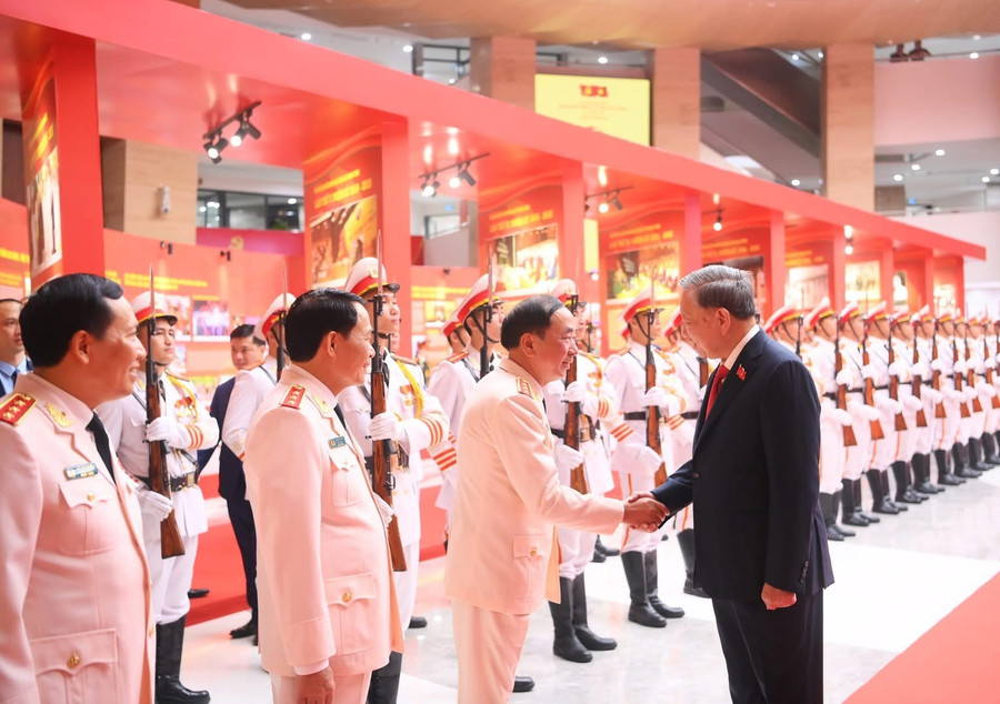 Tổng Bí thư Tô Lâm tới dự Đại hội đại biểu Đảng bộ Công an T.Ư lần thứ VIII, nhiệm kỳ 2025 - 2030. ẢNH: BCA Tổng Bí thư Tô Lâm tới dự Đại hội đại biểu Đảng bộ Công an T.Ư lần thứ VIII, nhiệm kỳ 2025 - 2030.