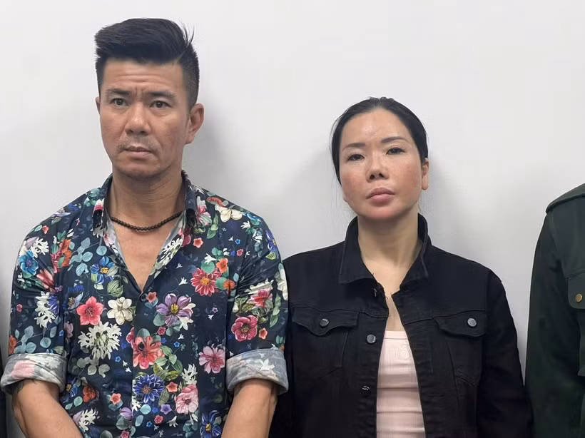 2 đối tượng Lê Văn Đông và Nguyễn Thị Mai Anh. (Ảnh: Bộ Công an)