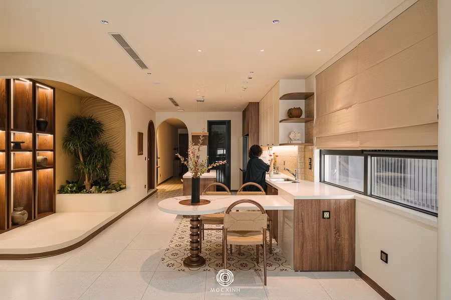 Cải tạo căn hộ nhỏ không có ban công