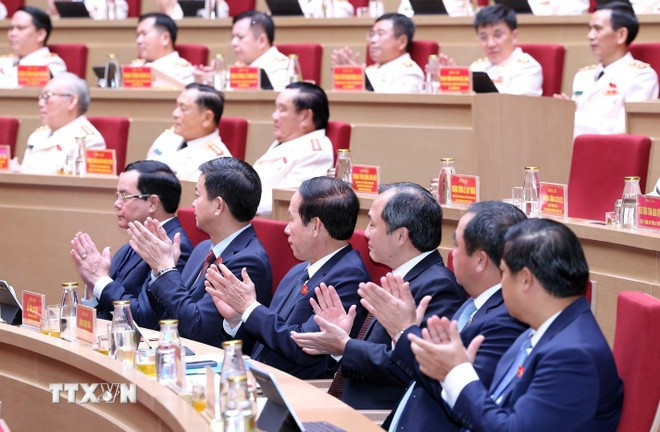 Các đại biểu tham dự đại hội. (Ảnh: Thống Nhất/TTXVN) Các đại biểu tham dự đại hội. (Ảnh: Thống Nhất/TTXVN)