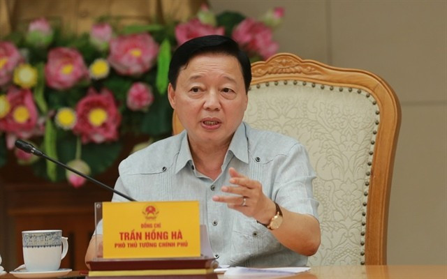 Phó Thủ tướng Chính phủ Trần Hồng Hà yêu cầu lựa chọn phương án tối ưu đầu tư các tuyến cao tốc Bắc - Nam phía Đông. Ảnh nguồn: VGP pho-thu-tuong.jpg