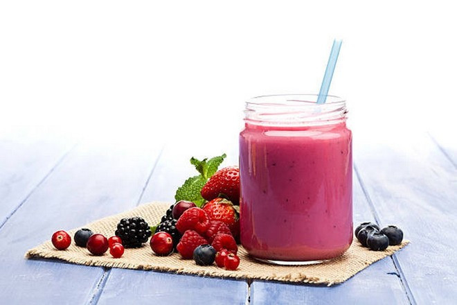 Sinh tố quả mọng. (Ảnh: iStock) Sinh tố quả mọng. (Ảnh: iStock)