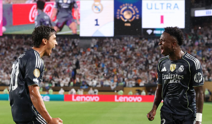 Vinicius Juniors mở tỉ số cho Real Madrid Vinicius Juniors mở tỉ số cho Real Madrid
