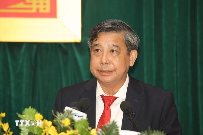 Ông Đồng Văn Thanh, Phó Bí thư Thường trực Thành ủy giữ chức vụ Chủ tịch Hội đồng Nhân dân thành phố Cần Thơ nhiệm kỳ 2021-2026. (Ảnh: TTXVN)