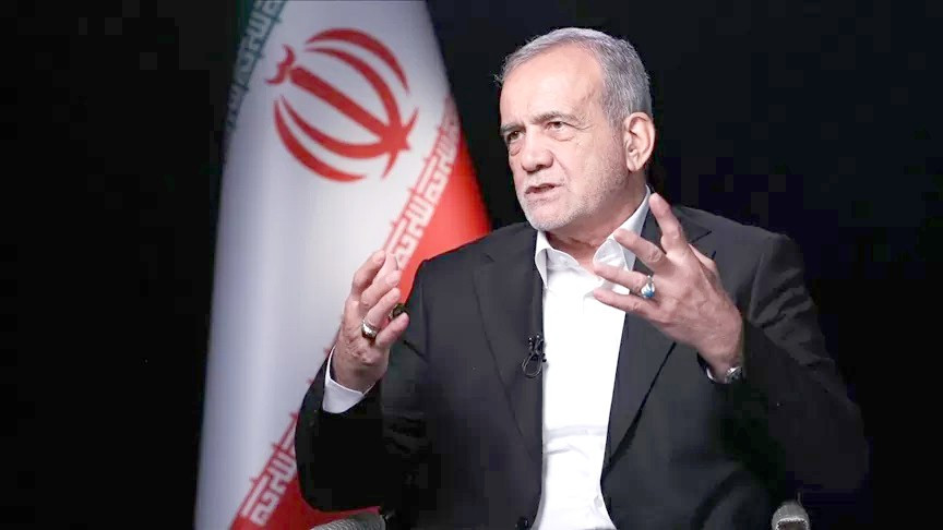 Tổng thống Iran Masoud Pezeshkian (ảnh nguồn: Anadolu). tong-thong-iran-masoud-pezeshkian-anh-nguon-anadolu.jpg