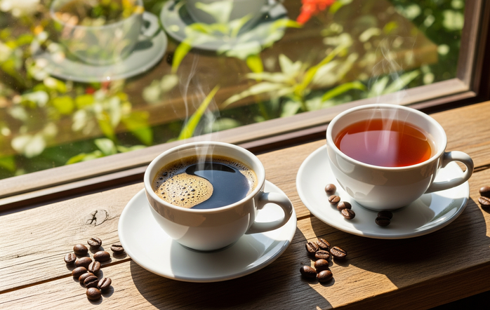Caffeine trong cà phê hoặc trà có thể chống lại lão hóa ở cấp độ tế bào - Minh họa AI: Thu Anh Caffeine trong cà phê hoặc trà có thể chống lại lão hóa ở cấp độ tế bào - Minh họa AI: Thu Anh