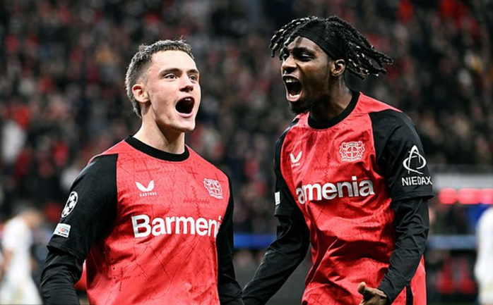 Cả Florian Wirtz và Jeremie Frimpong cùng rời Lieverkusen để gia nhập Liverpool Cả Florian Wirtz và Jeremie Frimpong cùng rời Lieverkusen để gia nhập Liverpool