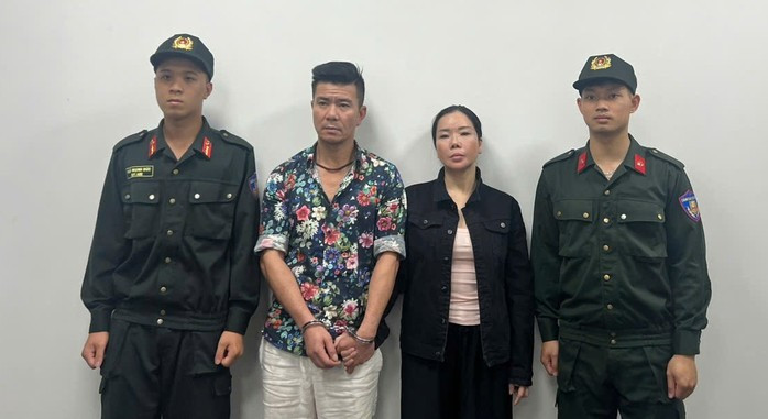 Nguyễn Thị Mai Anh và chồng là Lê Văn Đông. Ảnh: Công an TP Hà Nội Nguyễn Thị Mai Anh và chồng là Lê Văn Đông. Ảnh: Công an TP Hà Nội