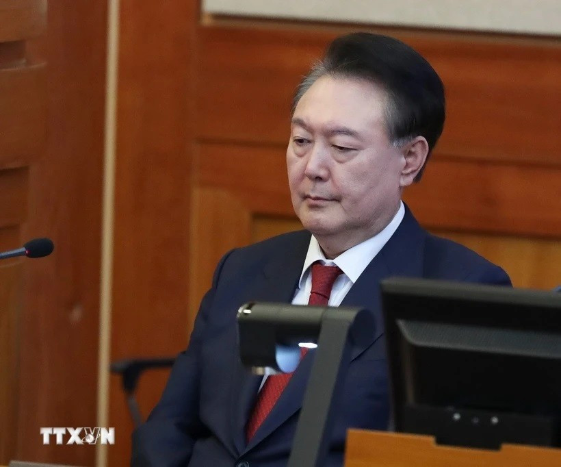 Cựu Tổng thống Hàn Quốc Yoon Suk-yeol. Ảnh TTXVN cuu-tong-thong-han-quoc-yoon-suk-yeol-anh-ttxvn.jpg