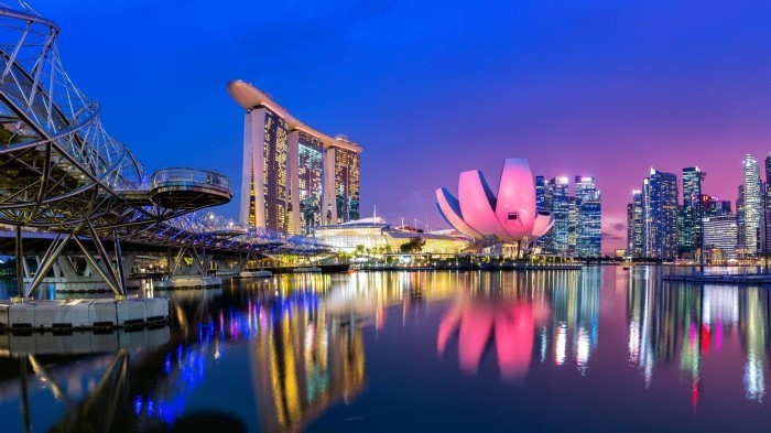 Trung tâm Singapore. ẢNH: REUTERS Trung tâm Singapore. ẢNH: REUTERS