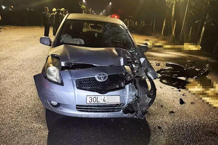 Hiện trường vụ tai nạn