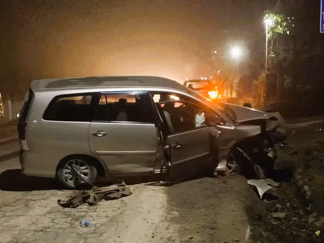 Hiện trường vụ tai nạn khiến người con dâu tử vong khi về chịu tang mẹ chồng