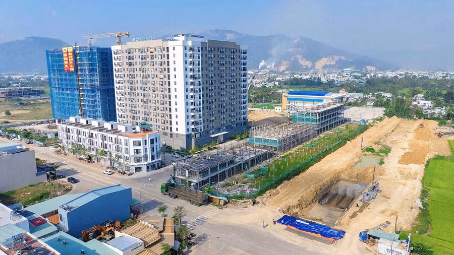 Dự án nhà ở xã hội IEC Residences Quy Nhơn (Khu đô thị Long Vân, phường Quy Nhơn Bắc). Ảnh: Hải Yến