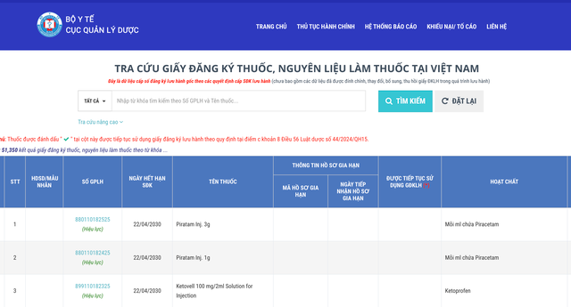 Người dân có thể tra cứu thuốc tại https://dichvucong.dav.gov.vn/congbothuoc/index Người dân có thể tra cứu thuốc tại https://dichvucong.dav.gov.vn/congbothuoc/index