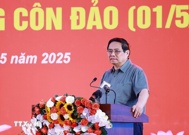 Thủ tướng Phạm Minh Chính phát biểu, tri ân chiến sỹ cách mạng bị địch bắt, tù đày. Ảnh: Dương Giang/TTXVN Thủ tướng Phạm Minh Chính phát biểu, tri ân chiến sỹ cách mạng bị địch bắt, tù đày. Ảnh: Dương Giang/TTXVN