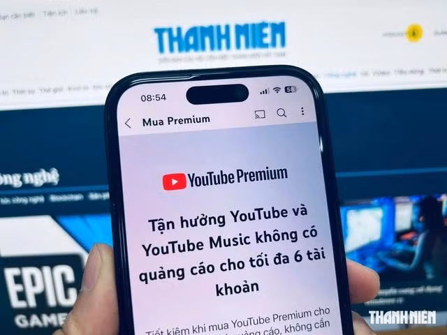 YouTube đang thử nghiệm gói Premium Duo dành cho 2 người. ẢNH: PHONG ĐÔ