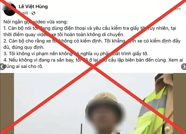 Video do Lê Việt Hùng tự quay và chia sẻ lên mạng xã hội. Ảnh chụp màn hình. Video do Lê Việt Hùng tự quay và chia sẻ lên mạng xã hội. Ảnh chụp màn hình.