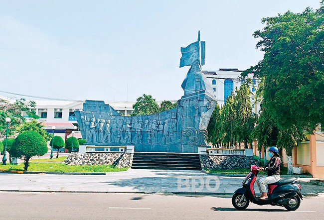 Di tích Địa điểm chuyển quân tập kết ra miền Bắc tại TP Quy Nhơn. Ảnh:H.THU 2binhdinh.jpg