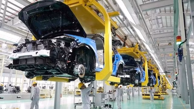 Nhà máy THACO Mazda tại KCN Cơ khí ô tô Chu Lai - Trường Hải, tỉnh Quảng Nam