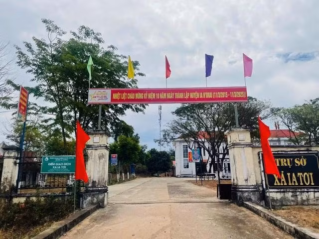 Sau sắp xếp, xã Ia Tơi rộng nhất tỉnh Kon Tum với diện tích hơn 760 km2. ẢNH: ĐỨC NHẬT