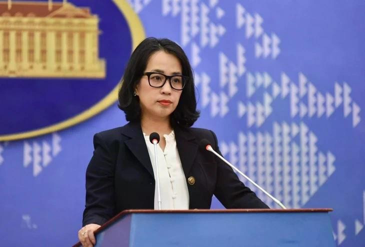 Người phát ngôn Bộ Ngoại giao Phạm Thu Hằng. Ảnh: Bộ Ngoại giao vietnamdd.jpg