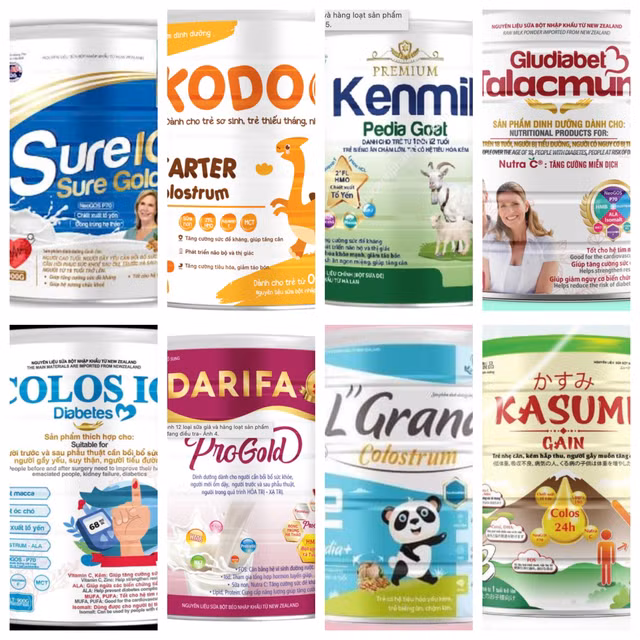 Hình ảnh sản phẩm sữa bột giả
