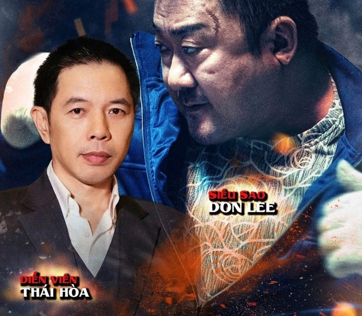 Thái Hoà lồng tiếng cho nhân vật của Ma Dong-seok. 2h.jpg