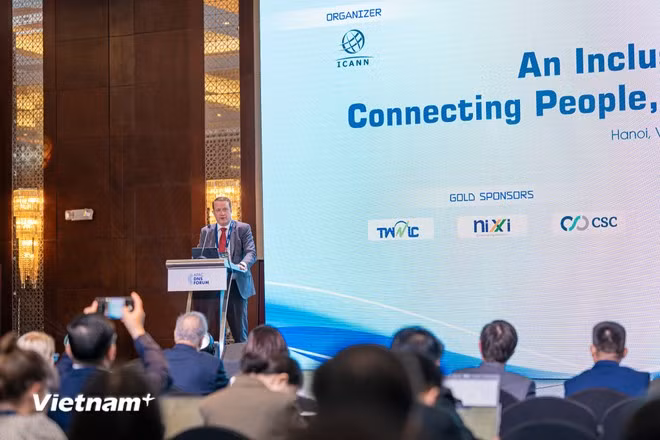 Ông Kurtis Lindqvist - Chủ tịch, Tổng giám đốc ICANN. Ảnh: Minh Sơn/Vietnam+