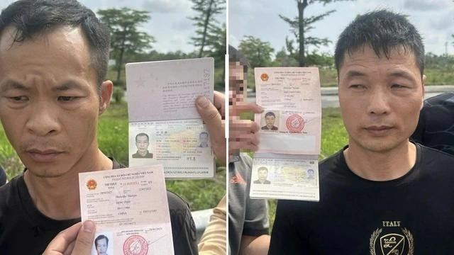 Các nghi phạm bị bắt giữ. ẢNH: CÔNG AN QUẢNG NINH Các nghi phạm bị bắt giữ. ẢNH: CÔNG AN QUẢNG NINH