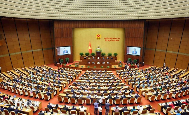 Toàn cảnh phiên khai mạc Kỳ họp thứ 9, Quốc hội khóa XV. Ảnh: Phạm Kiên/TTXVN Toàn cảnh phiên khai mạc Kỳ họp thứ 9, Quốc hội khóa XV. Ảnh: Phạm Kiên/TTXVN