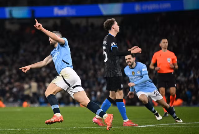 Mateo Kovacic sau khi ghi bàn gỡ hòa 1-1