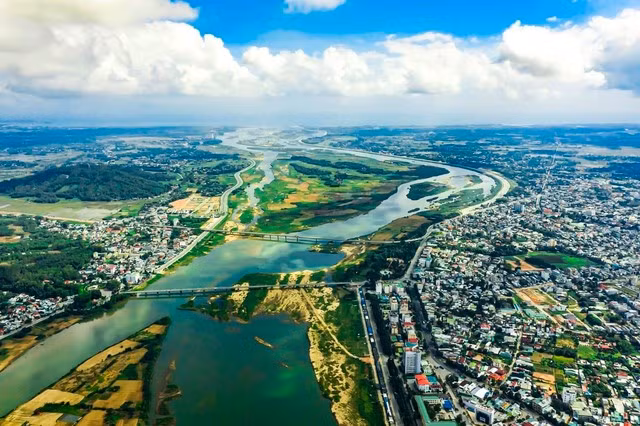 Trà Khúc là con sông lớn nhất Quảng Ngãi. ẢNH: HẢI PHONG