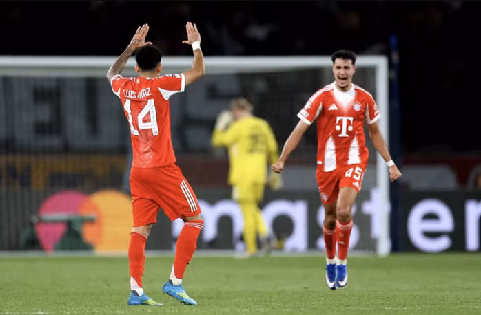 Luis Diaz ghi bàn thắng đẹp nhất trận, nhen nhóm hy vọng cho Bayern Munich