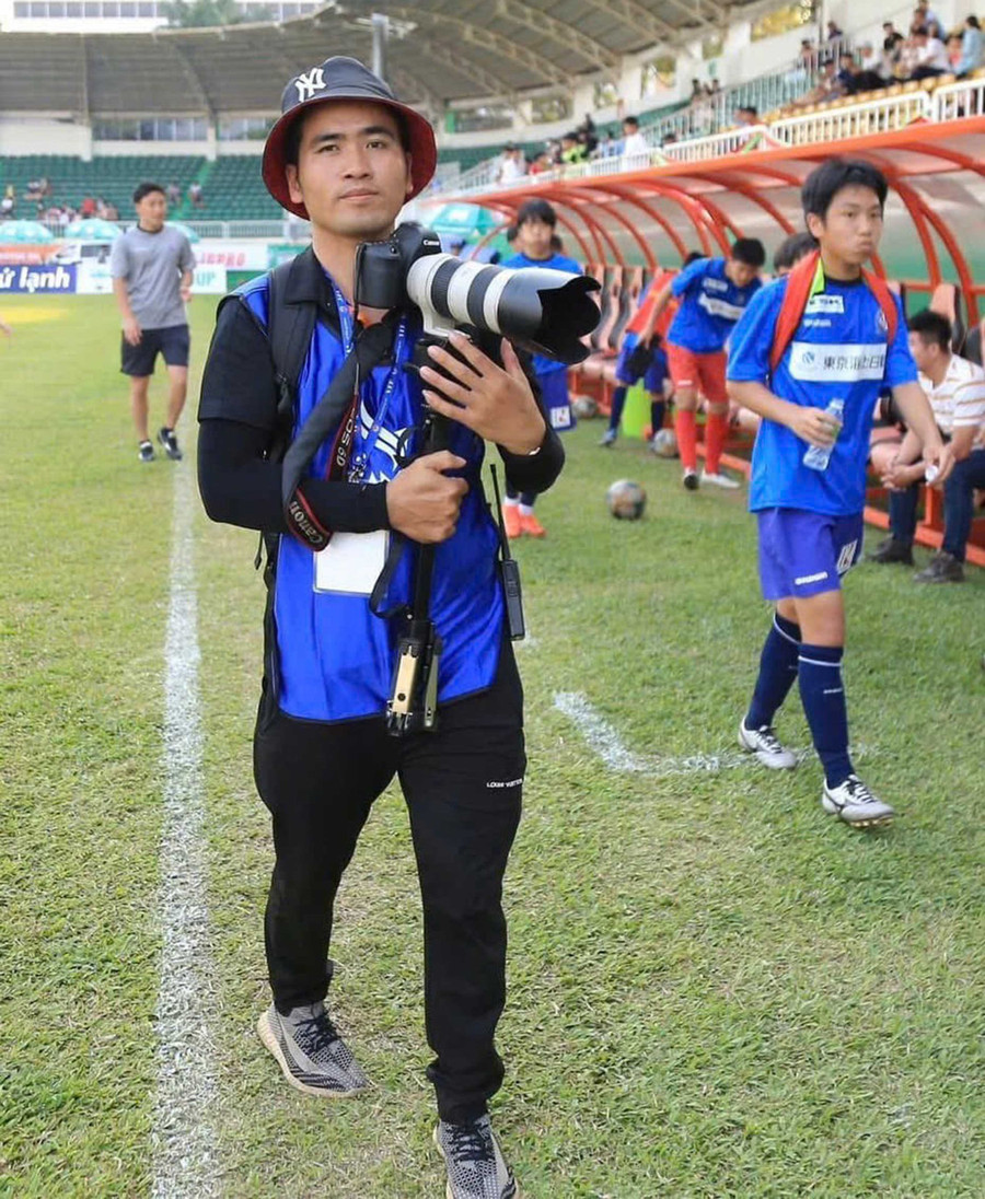 Anh Nguyễn Văn Dũng đã tham gia quảng bá hình ảnh cho nhiều sự kiện thể thao. Ảnh: NVCC