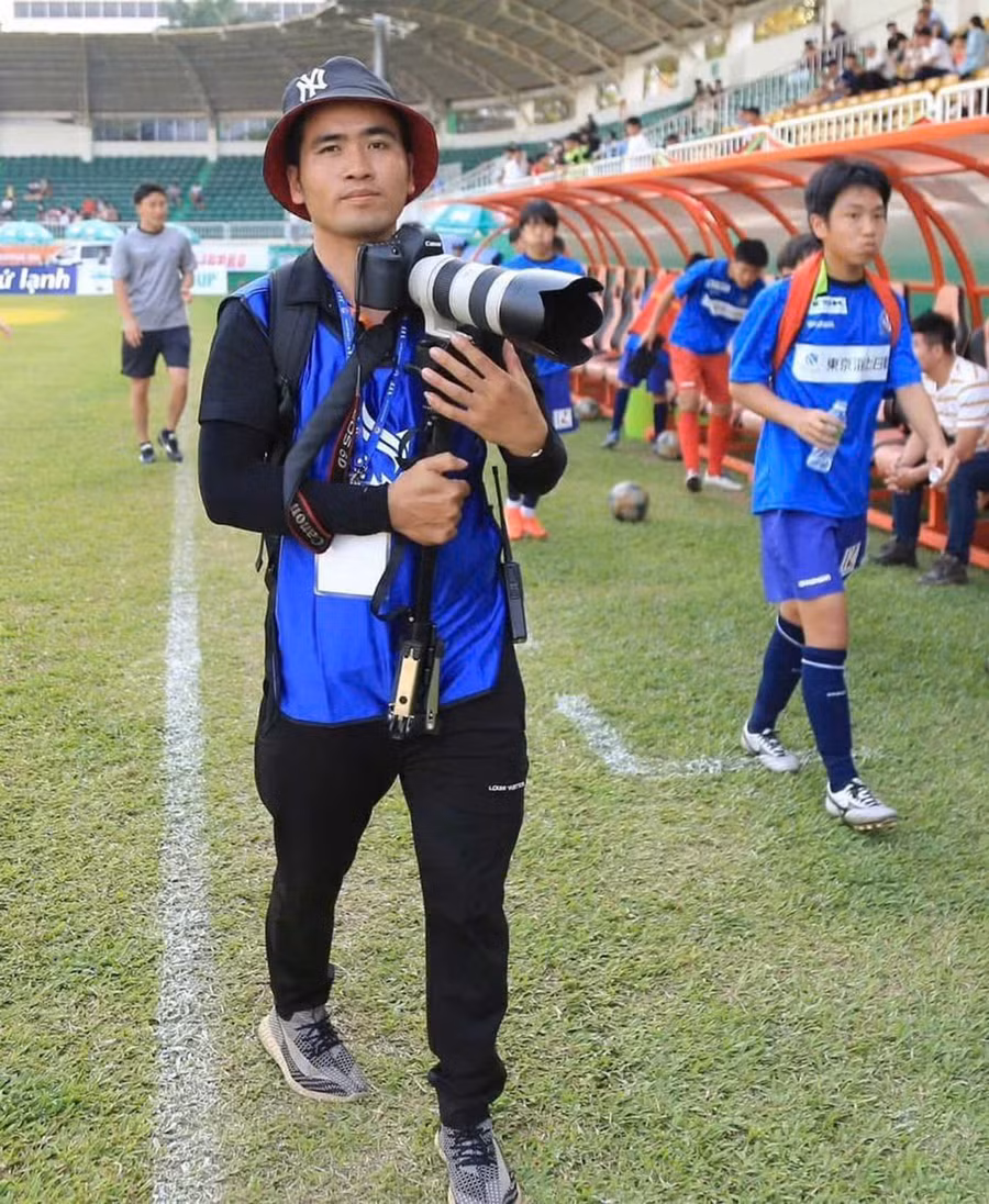 Anh Nguyễn Văn Dũng đã tham gia quảng bá hình ảnh cho nhiều sự kiện thể thao. Ảnh: NVCC