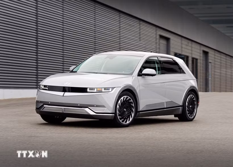 Mẫu xe của Hyundai Motor Co. (Ảnh: Yonhap/TTXVN)