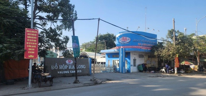 Trụ sở Công ty CP đồ hộp Hạ Long trên phố Lê Lai, phường Ngô Quyền, TP Hải Phòng. Ảnh chụp ngày 8-1