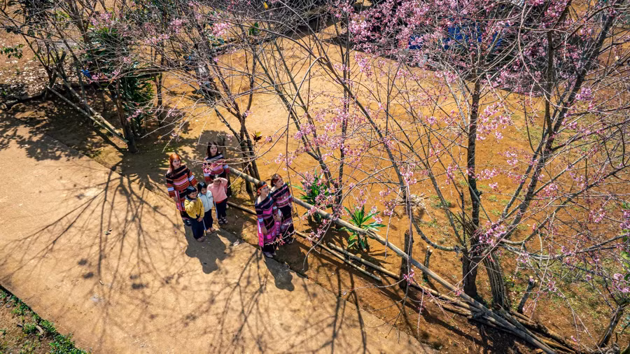 Theo UBND xã Vĩnh Sơn, làng K3 ở Vĩnh Sơn nằm độ cao 800 m so với mực nước biển. Hiện làng K3 có 149 hộ sinh sống, trong đó đồng bào Ba Na có 101 hộ. ẢNH: DŨNG NHÂN