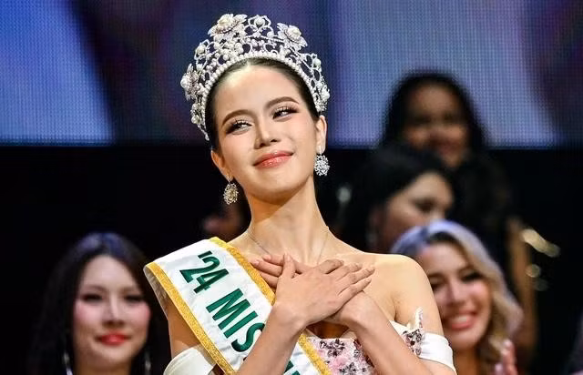 Thanh Thủy đăng quang Hoa hậu Quốc tế 2024, góp phần nâng cao vị thế của nhan sắc Việt trên bản đồ sắc đẹp quốc tế. ẢNH: AFP
